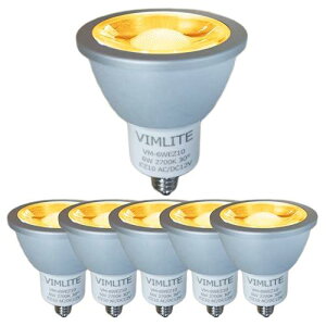 VIMLITE LEDnQd EZ10 12V COB6W JR50 LEDX|bgCg 30x nQ`50W`60W Ή (dF(2700K), EZ10 6W (6Zbg))