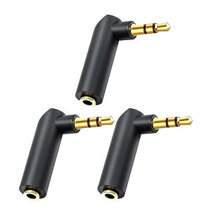 POTRRCIUSUER 3.5mm�X�e���I�~�j�v���O L�^ (3�Z�b�g) �I�X���X L�� �ϊ��R�l�N�^ �f���\�h�p AUX�[�q�p �w�b�h�z�� �C���z���P�[�u���p