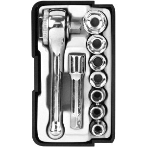 �C�[�o�����[(E-Value) �c�[���Z�b�g �\�P�b�g �����p6.35(1/4�f�f) �X�^�r�[���`�F�b�g�n���h�� ���]�� �o�C�N �����e�i���X 9pcs ETS-209