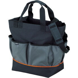 トラスコ中山(TRUSCO) ワークトートバッグ ブラック 高さ350×幅300×奥行200mm TWT-BK