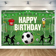 サッカー バースデー タペストリー サッカー 誕生日 飾り付け タペストリー おしゃれ 誕生日 壁掛け 写真…