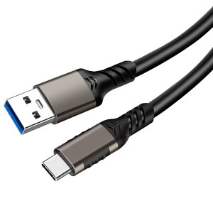 USB Type C P[u 0.5myPOTRRCIUSUERz USB-A to USB-C 10Gbpsf[^] USB3.1 Gen2 P[u 60Wi3A/20Vj}[d ^Cvc [dP[u Sony Xperia/Samsung/Asus Zenfone/Arrows/PS5Rg[ [ ^Cvc@