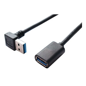 ViViSunUSB 3.0 L^ E90°ϊP[u ^CvAIX- ^CvAX  5Gbps̃f[^][h USB 3.0 P[u (L(0.5M), Black)