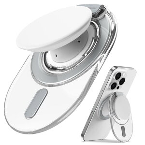 TapV[Y Vo Sinjimoru Magsafe Obv X^hɃAbvO[h wɗD X}zO ߉\ȃX^h ͎ 3000G i Phone 16/15/14/13/12V[YΉ M-Tap Tok Stand NAzCg