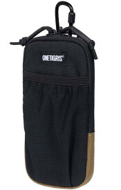 OneTigris スマホポーチ メンズ ベルト リュック 取り付け スマホ クポーチ アウトドア 登山 作業用 iphone 15 14 13 12 plus pro max Sony Galaxy Samsung スマートフォン 対応 ブラック