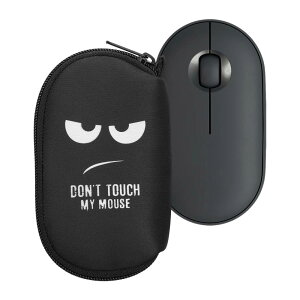 kwmobile Logitech Pebble Mouse 2 M350s / M350Ή P[X - }EXP[X }EX Wbp[t lIv Donft Touch My MousefUC
