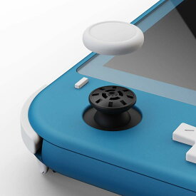 Skull ＆ Co. Nintendo Switch lite Joy-con(交換用) ジョイスティックカバー 上から被せるだけの簡単装着 オリジナルと同じ品質操作性 修理 紛失 破損交換用ライトグレー