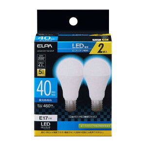 �G���p (ELPA) LED�d���~�j�N���v�g���` E17 �����F���� �����p 2�� LDA4D-G-E17-G4103-2P