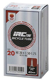 IRC TIRE (アイ・アール・シー) 自転車 チューブ HE 20 × 1.50-1.75 仏式バルブ40mm