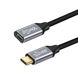 CY P[u USB-C USB 3.1 Type-C IX - Xf[^P[u 10Gbps 100W X [ut Compatible with i Phone 15 bvɑΉ (50cm)