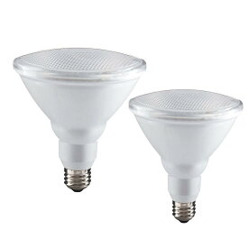 ビーム電球 口金 E26 150W形相当 昼光色 6000K par38 LED ビームランプ 屋外防滴 IP65 15W 1500lm ビーム角38° ビームライト 高輝度タイプ 屋外看板、工場照明、倉庫照明、工事現場照明、体育館照明 適格請求書の発行対象 PSE認証済み 昼光色 2個入り白