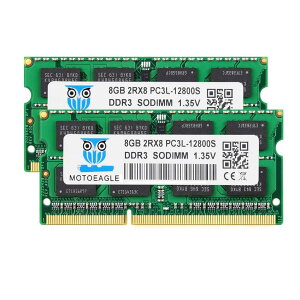 Motoeagle m[gPCpDDR3L 1600 MHz 16GB Kit PC3L-12800 8GB×2g SO-DIMM d 1.35V/1.5V 204Pin CL11 Non-ECC Mac Ή
