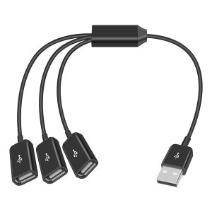 Duttek USB  P[u USB 2.0 Y^P[uA3 in 1 USB 2.0 Type A 1 IX 3 X Y Xvb^[GNXeV[dP[uAPC/[d/m[gp\R/UfBXNpAf[^