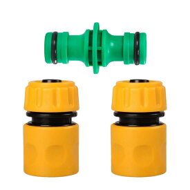 サムコス 蛇口 ホース ジョイントホースコネクタ 散水管コネクタ 散水管継手 コネクター アダプター スイッチング継手 水やり 屋根冷却 灌漑システム ガーデン 家庭 園芸 農業 校庭 水道ホース 庭 屋内 屋外 (ホース補修延長セット 3個)