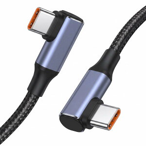 USB C �P�[�u�� L�� 0.5M 100W/5A PD�}���[�d ���[L���R�l�N�^ USB C to C �[�d�P�[�u�� ���ϋv�i�C�����҂� MacBook Pro/Air�ASurface�AGalaxy S26�APixel 9a�Ȃ�Type C�@��Ή�