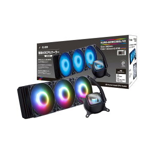 lu  CPUN[[ LED f 360mm (120mm PWMt@×3) ASETEK WG[^[ KURO-AIOWC360L/V2