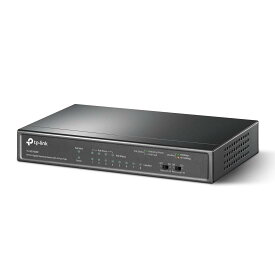 TP-Link アンマネージPoEスイッチ ギガ対応 8ポート(4ポートPoE) 無償 スイッチングハブ TL-SG1008P