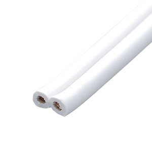 �G���p (ELPA) 1.25�R�[�h �z�� ��C ���� ���^ 300V/12A 10m �z���C�g VFF-10LH(W)