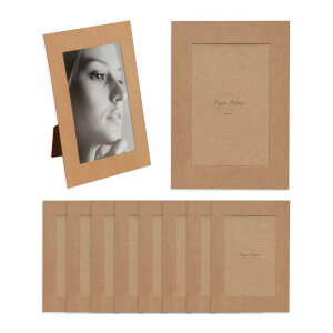 mCN X^fBO y[p[tHgt[ Ntg 4x6C` Standing Paper Frame - Kraft 10 z