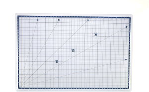 高儀(Takagi) M&M カッターマット クリア A3 約450×300mm【カッティング作業に】【両面使用可能】【便利な方眼&確度目盛付】 作業台 DIY カッター 工作 文具 裁断 切断