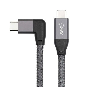xiwai 10Gbps USB-C USB 3.1 Type C Gen2 IX f[^rfI 100W P[u 90x E E}[J[t (0.5m)