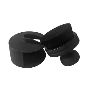 ESJNNK 自動車用タイヤブラシ カバー付き オートディテーリングブラシ 車 ブラシ タイヤアプリケーターブラシ 高密度ポータブルカーブラシ 多用途 車内清掃 柔らかい毛のコスメティックブラ