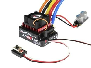 HOBBYWING QuicRUN-10BL120-G2-SENSORED BEC���� 4A/6V-7.4V�y1/10�p�z �z�r�[�E�B���O ���W�R�� �N�C�b�N���� quicrun 10BL120G2 �~�h���N���X 1/10�X�P�[�� �u�[�X�g �^�[�{