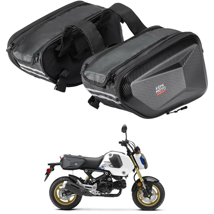 楽天市場】KEMIMOTO バイク サイドバッグ バイク バッグ 30L 大容量 