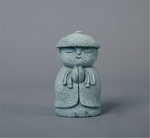 お地蔵さん 和尚さん 禅の意 可愛い 祈り 癒し おじぞうさま守り神みかげ石 縁の良い置き物 御影石 仏像 (雲遊のお地蔵様)