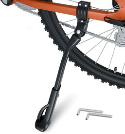 NICEDACK自転車スタンド キックスタンド サイドスタンド 長さ調節可能 ユニバーサル26-29’’インチ ロードバイク スタンド mtbキックスタンド マウンテンバイク 自転車 キックスタンド クロスカントリーバイクスタンド ライトシングルレッグブラック