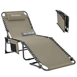 KingCamp T}[xbh ܂肽݃xbh Rbg 3way ȈՃxbh AEghA 5iK QSnǂ r[``FA 600DIbNXtH[h ω׏d120kg [ Q Op 190 x 59 x 37cm