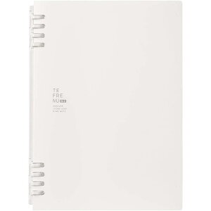 キングジム リングノート テフレーヌ ビズ A5 9854TEBシロ