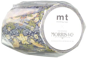 JH }XL Oe[v mt EBAX Strawberry Thief Indigo/Mineral 50mm×7m MTWILL26