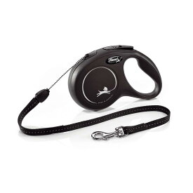 フレキシ (flexi) ニュークラシック コード S(12kg未満) 8m ブラック 犬用リード