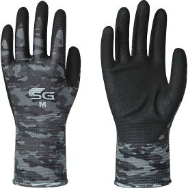 東和コーポレーション トワロン ニトリルゴム背抜き手袋 SG-A007 グレー迷彩 M SG-A007-M