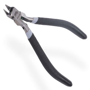 aurochs 超 極薄刃 ニッパー 片刃 精密 プラスチック専用 工具 プラモデル 模型 ゲートカット (ブラック&グレー/右手用)