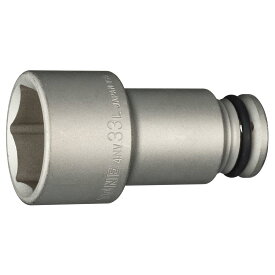 トネ(TONE) インパクト用ロングソケット 4NV-33L 差込角12.7mm(1/2”) 二面幅33mm