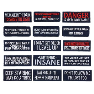 ワッペン アイロンワッペン 英語刺繍 15枚セット 刺繍 アップリケ ミリタリー アップリケワッペン アイロンで貼り付け ワッペン 男子ジャケット パッチ 補修 DIY 手芸 裁縫 衣類 飾りメンズ