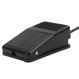 瞬時 フットスイッチ フットスイッチフットペダルスイッチ スリップ防止設計 定格電圧 220V CNC工業TFS-1に適用（線の長さ1m ）