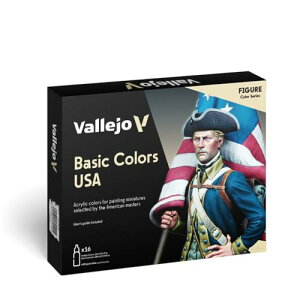 [oWFz]Vallejo Basic USA Colors AN Paint Set 17ml VJ70140 [sAi] 