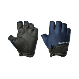シマノ(SHIMANO) 01ベーシック グローブ 5本カット GL-009Y ネイビー L 送料無料