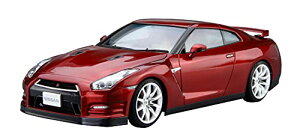 ���������ގ�(AOSHIMA) 1/24 �U�E���f���J�[�V���[�Y No.3 �j�b�T�� R35 GT-R �s���A�G�f�B�V���� 2014 ��������