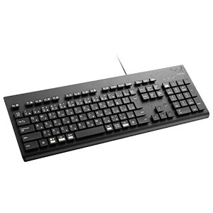 �G���R�� �􂦂� �L�[�{�[�h �L�� �h�� IPX5�Ή� �����u���� �t���T�C�Y �e���L�[�t �R�� �u���b�N TK-WS01UMKBK ��������