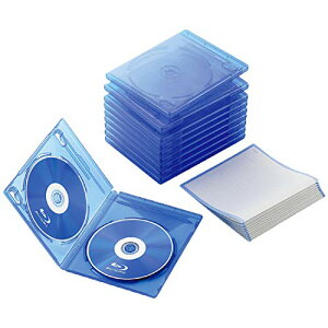 �G���R�� �u���[���C�P�[�X �W���T�C�Y 2�����[ 10�Z�b�g �N���A�u���[ CCD-BLU210CBU ��������