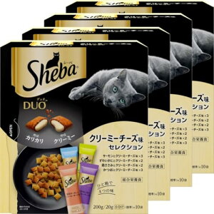�V�[�o (Sheba) �f���I �L���b�g�t�[�h �N���[�~�[�`�[�Y���Z���N�V���� ���L�p 200g×4��(�܂Ƃߔ���) ��������