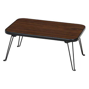 不二貿易 折りたたみテーブル 小さめ ローテーブル ミニ 角が丸い アウトドア ピクニックテーブル 完成品 幅45×奥行30×高さ19c 送料無料