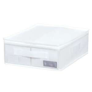 mayuyam アストロ 収納袋 小物用 ホワイト 不織布 収納ケース シンプル 底板付き 防塵 厚紙入り 組み合わせ自在 860-02 送料無料