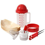 パール金属 たこ焼き ピック ふっ素加工 2本組 & 油引き セット & 粉つぎ ふりふり粉シェーカー セット &…