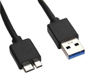 USB�P�[�u�� �}�C�N��B microB/USB-A USB3.0 �n�[�h�f�B�X�N�P�[�u�� �����f�[�^�]�� �O�t��HDD/SSD/�n�[�h�h���C�u/HD�J�����ȂǂɑΉ����܂� (0.5m�`1.0m)