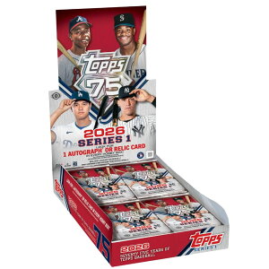 2026 Topps Baseball Series 1 �z�r�[�{�b�N�X - 75���N�L�O - �e�{�b�N�X�ɃT�C���܂��͈╨�J�[�h1���B